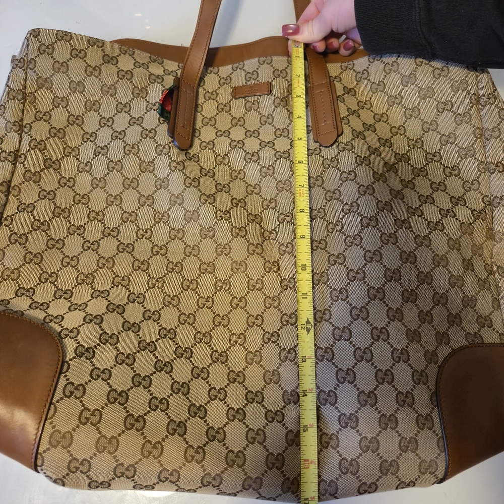 Gucci Monogram Canvas Tote Bag - Picture 2 of 16